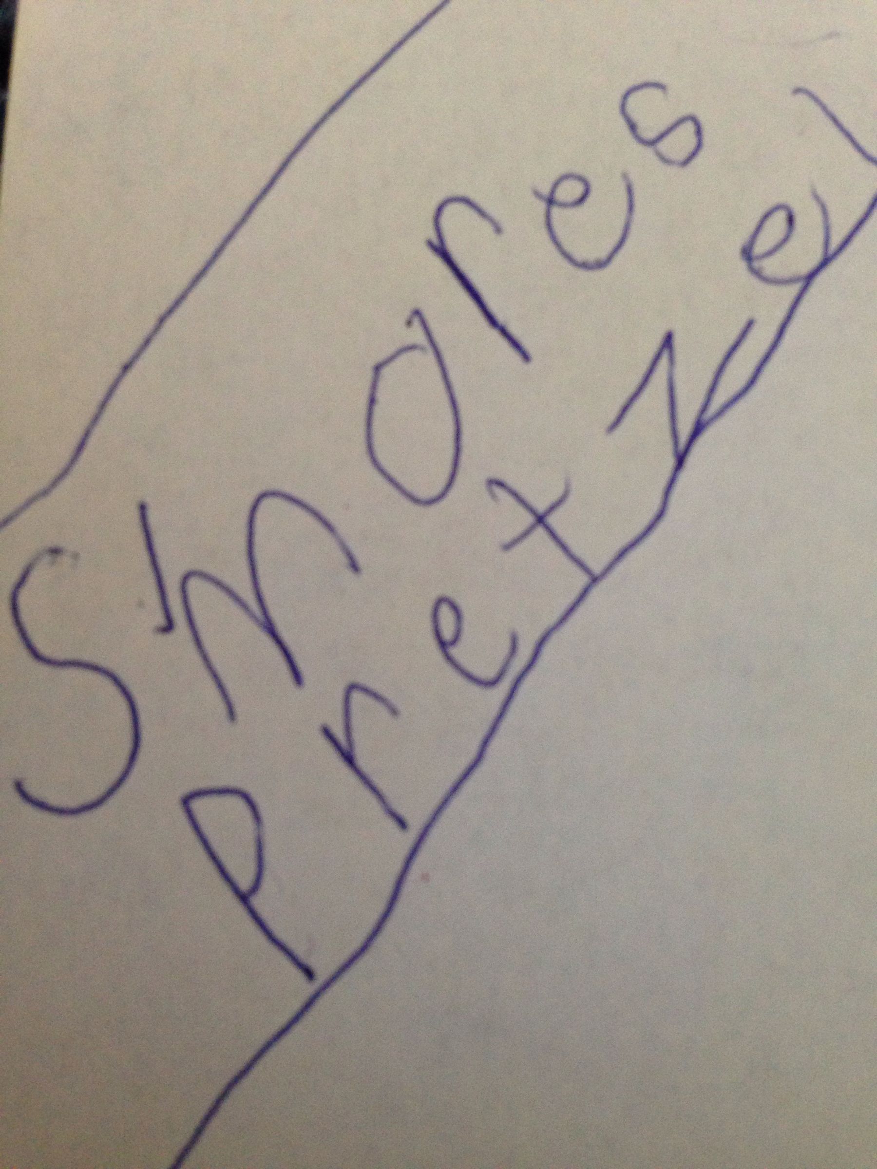 S'mores  Pretzel Snack