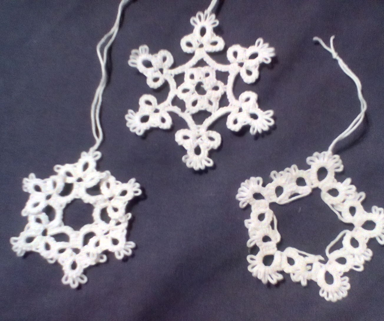 Tatted Snowflake Ornaments--a Beginner Project