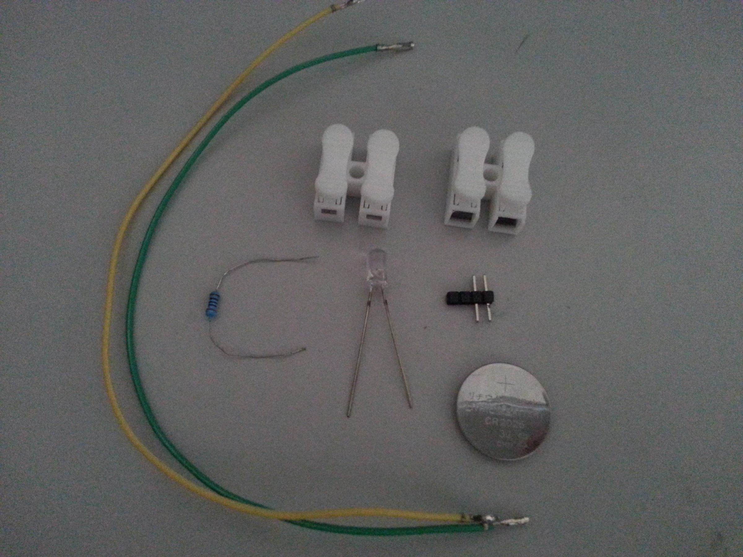 HOW TO MAKE a SIMPLE BUTTON CELL BATTERY HOLDER WITH 2 SIMPLE MATERIALS