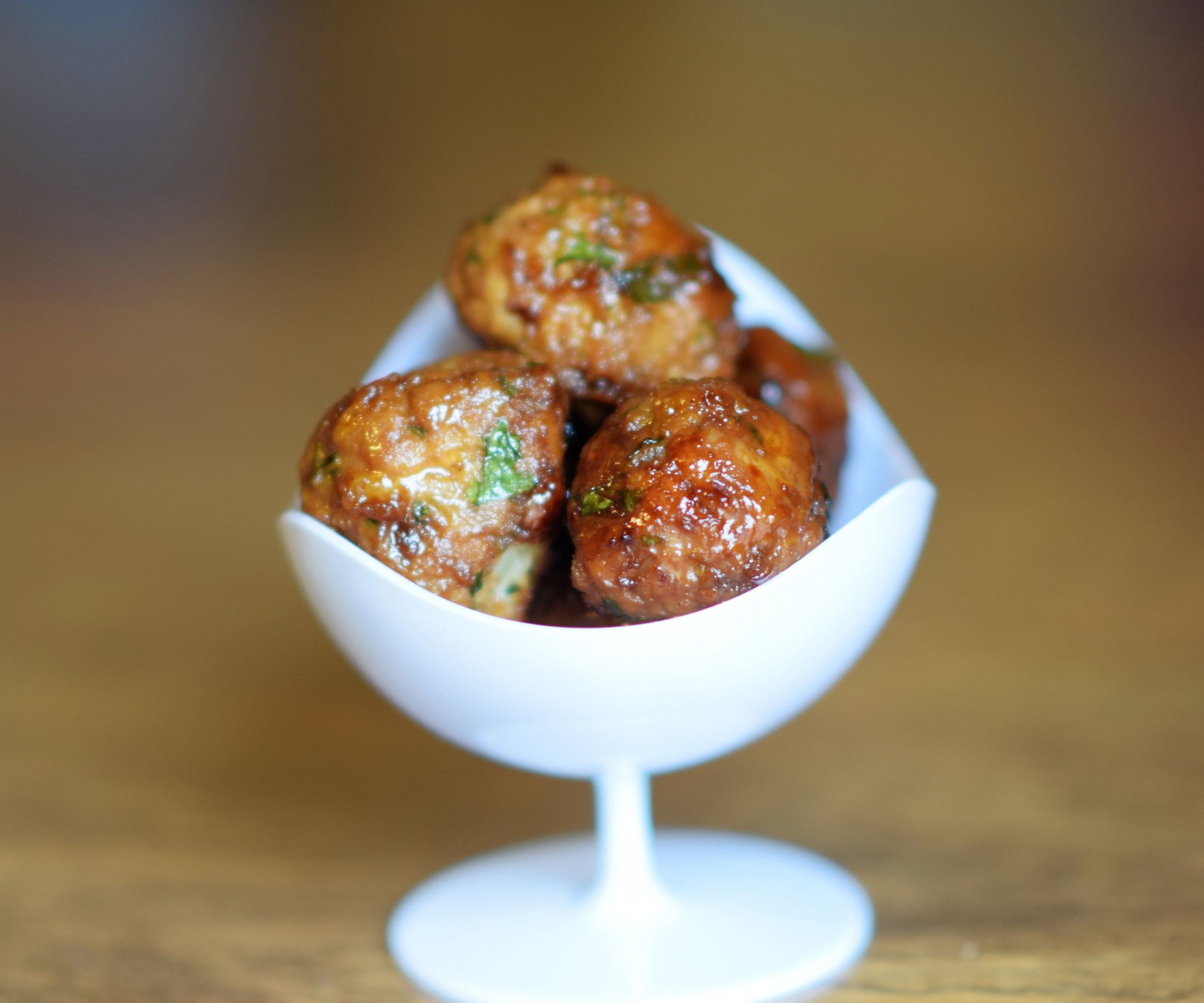 Korean BBQ and Chinese Red Braised Meatballs