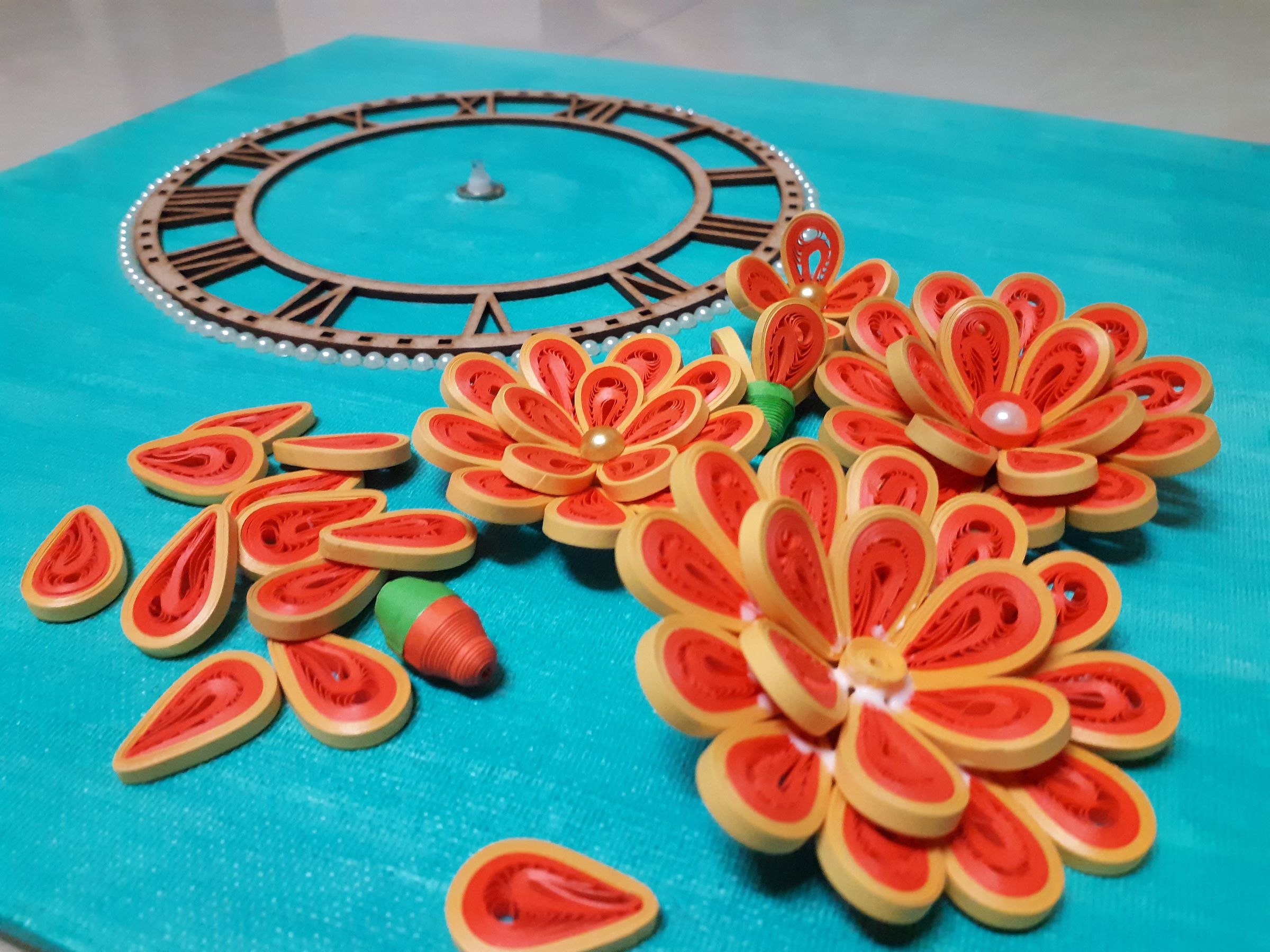 Beautiful Quilling Wall Clock 6 Steps (with Pictures) Instructables