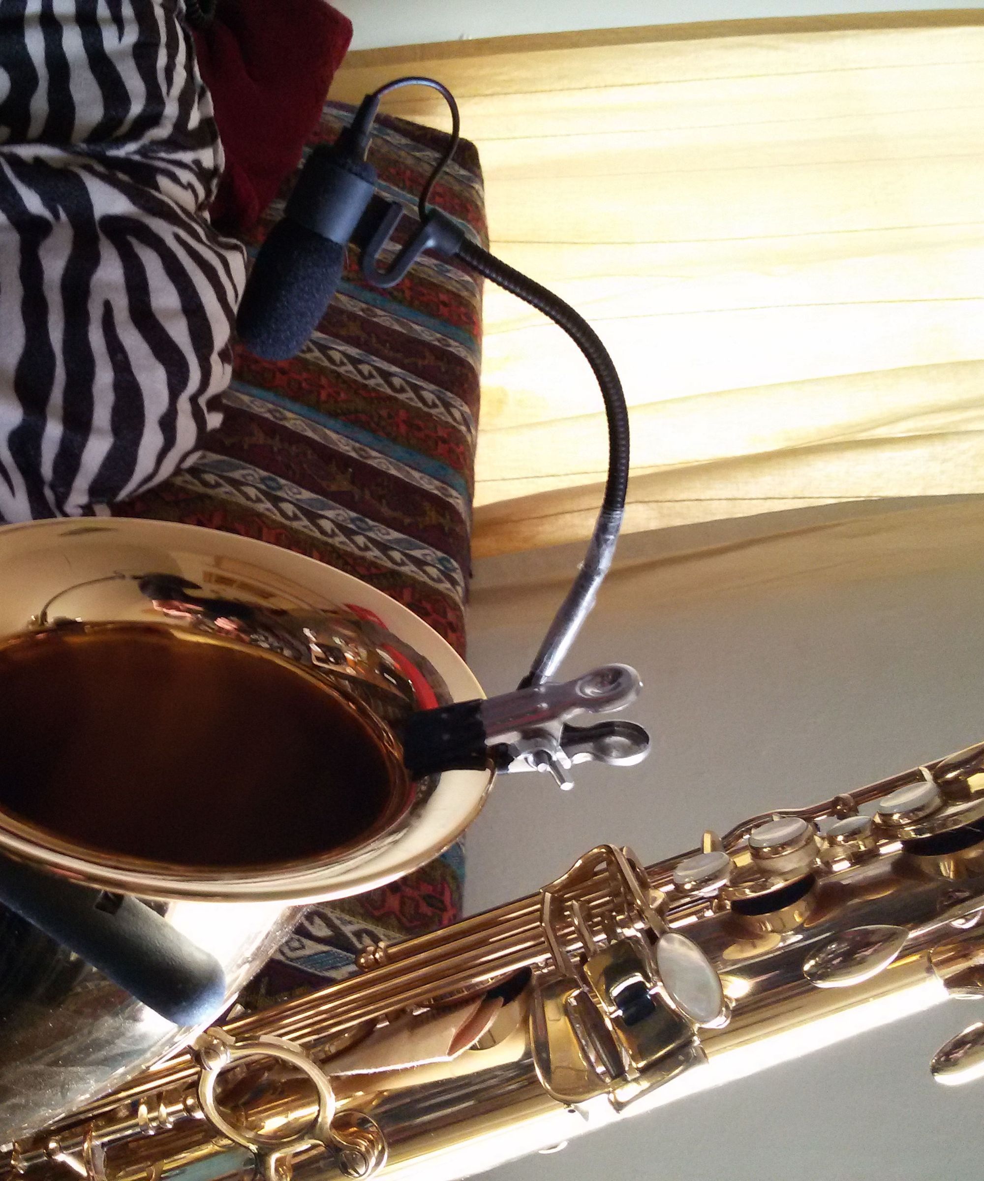 Microphone Clip for Saxophone