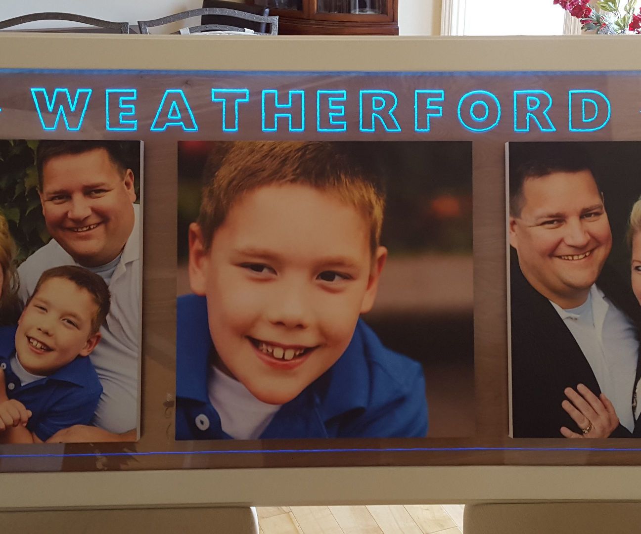 LED Glowing Floating Picture Frame