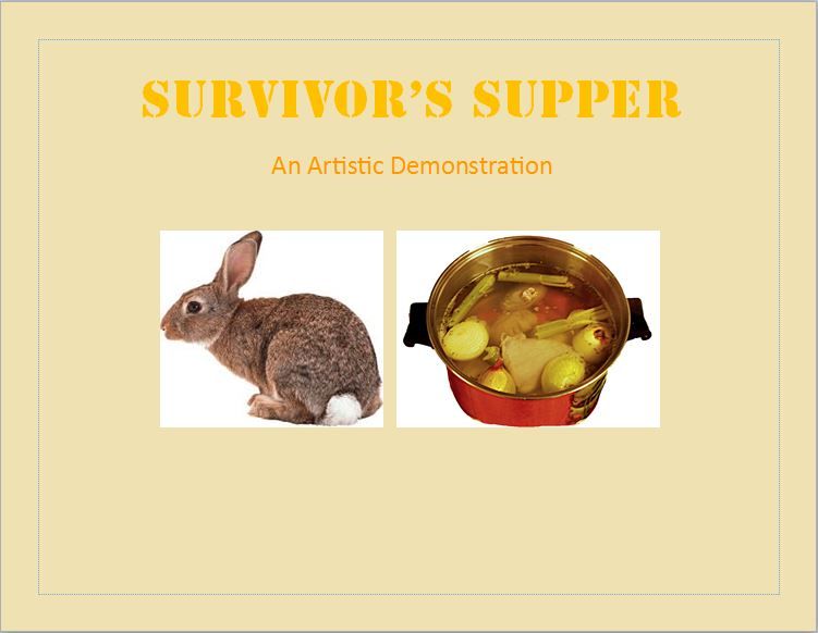Survivor's Supper- How to Turn an Animal Into Food **WARNING GRAPHIC CONTENT**