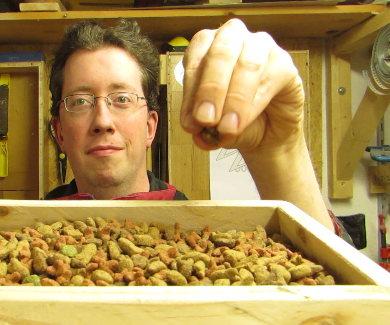 Cat Food Trough From Pallet Wood