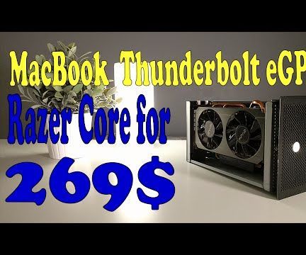 External GPU Over Thunderbolt to a MacBook!