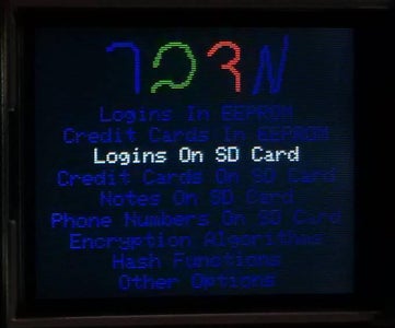 View Login From SD Card