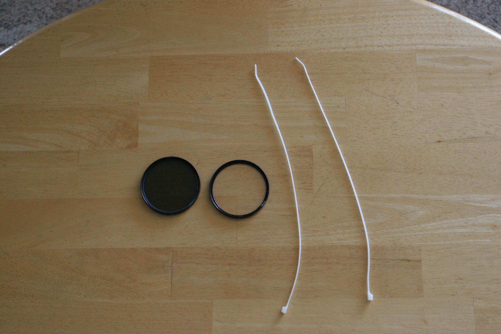 Camera Filter Wrench - From Cable Ties