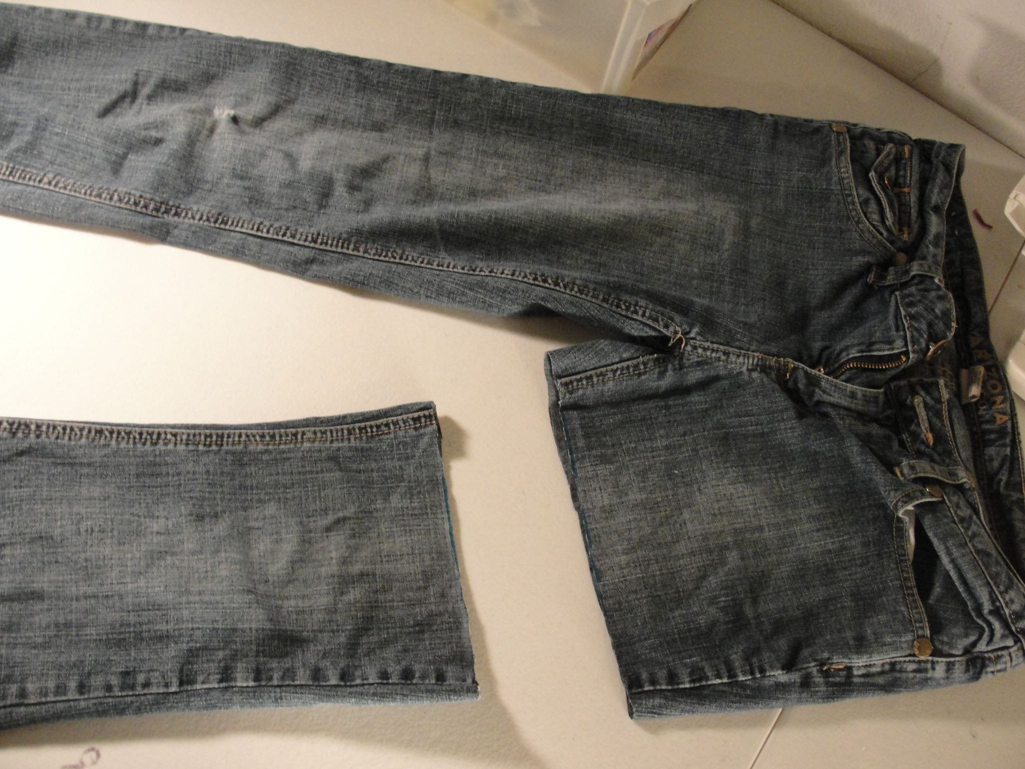 Colorful, Cut Jeans Modification 5 Steps (with Pictures) Instructables