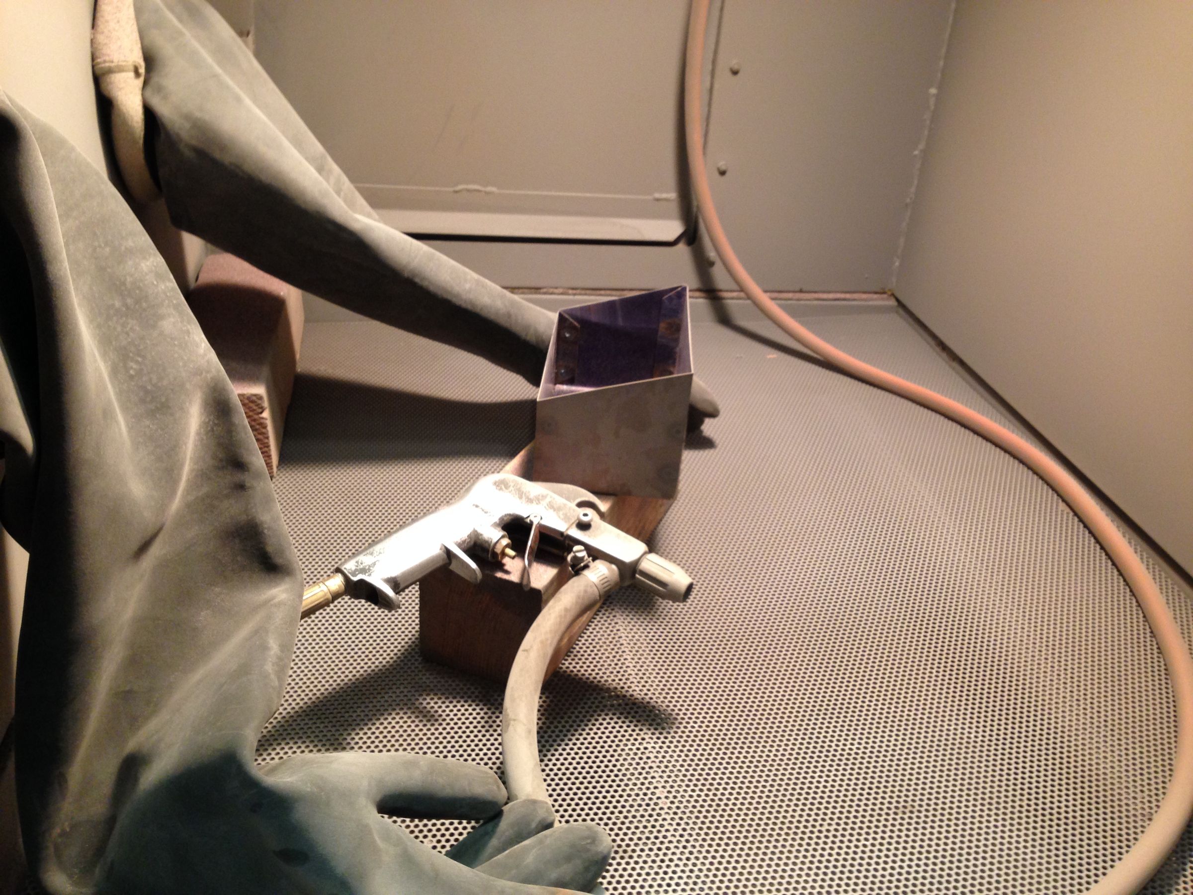 Sandblasting and Powder Coating Sheet Metal Toolbox. or Just About