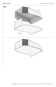 DeLorean BTTF Inspired Papercraft