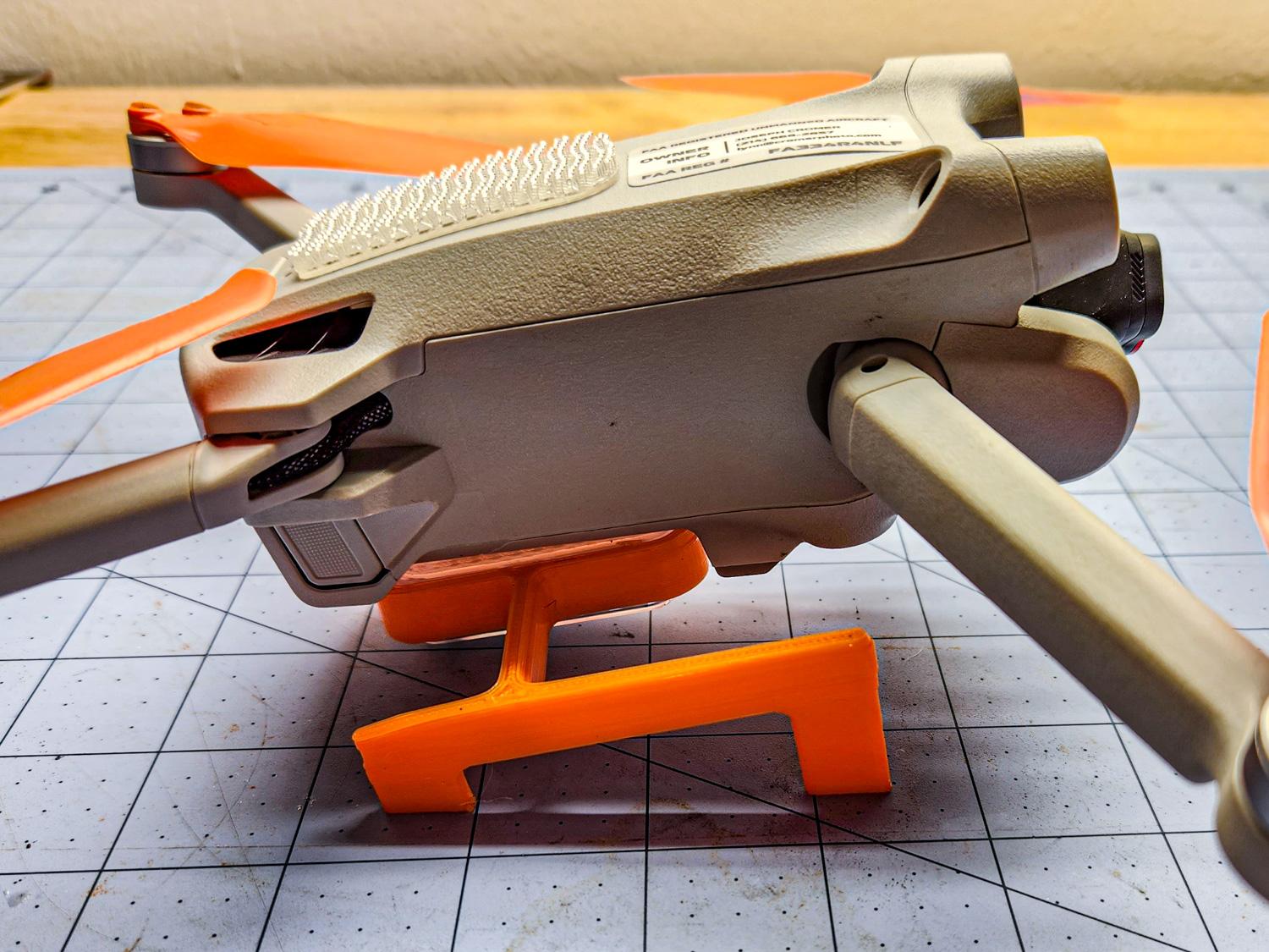 DJI Mini 3 Strobe Light/Landing Gear System 3 Steps Instructables