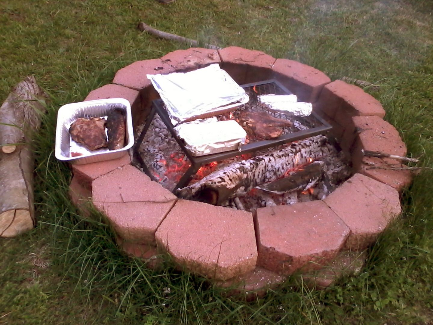 How to Grill/Cook on a Campfire 4 Steps Instructables