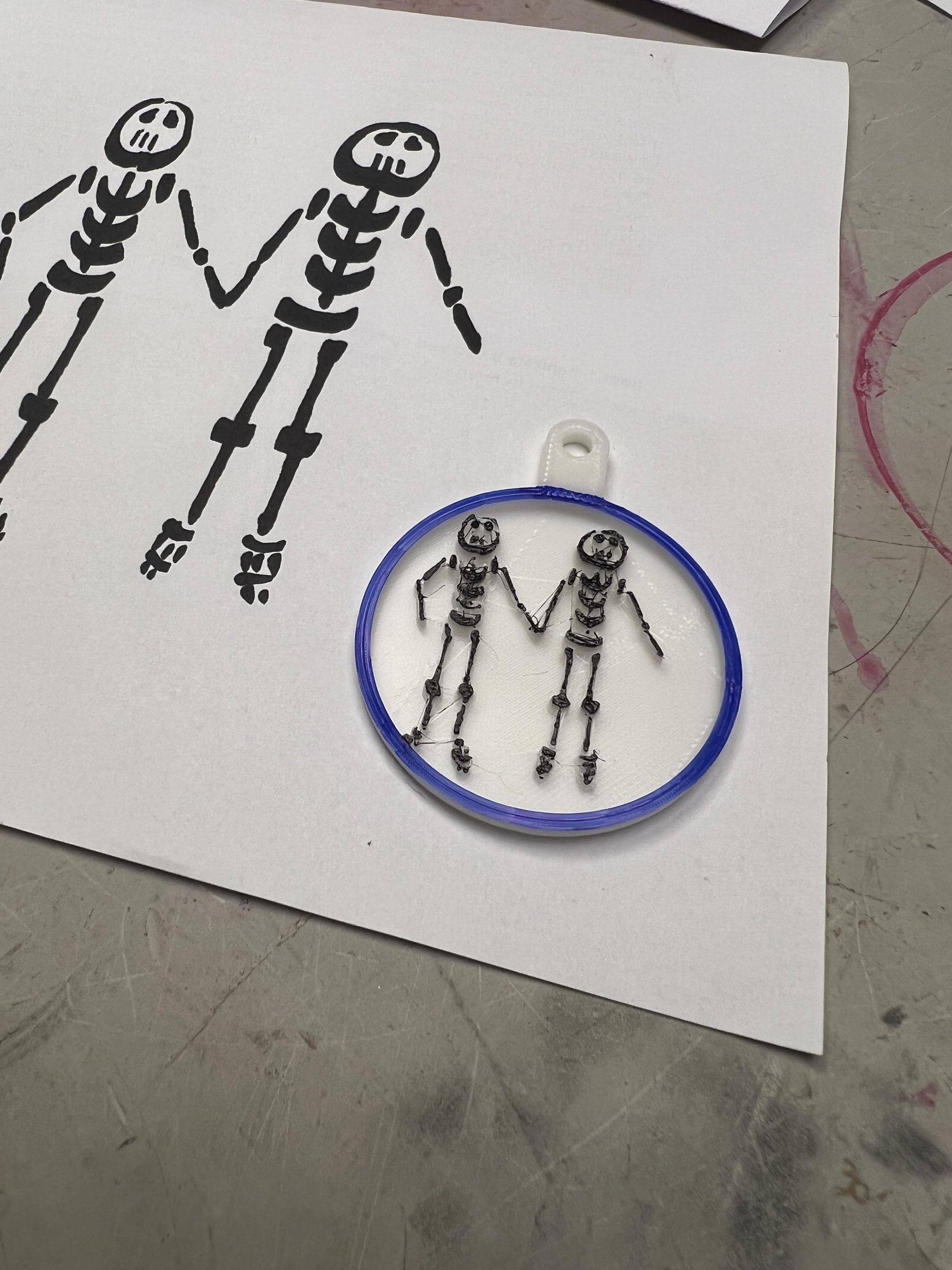 Keychain Draw Your Own Keychain 3 Steps Instructables