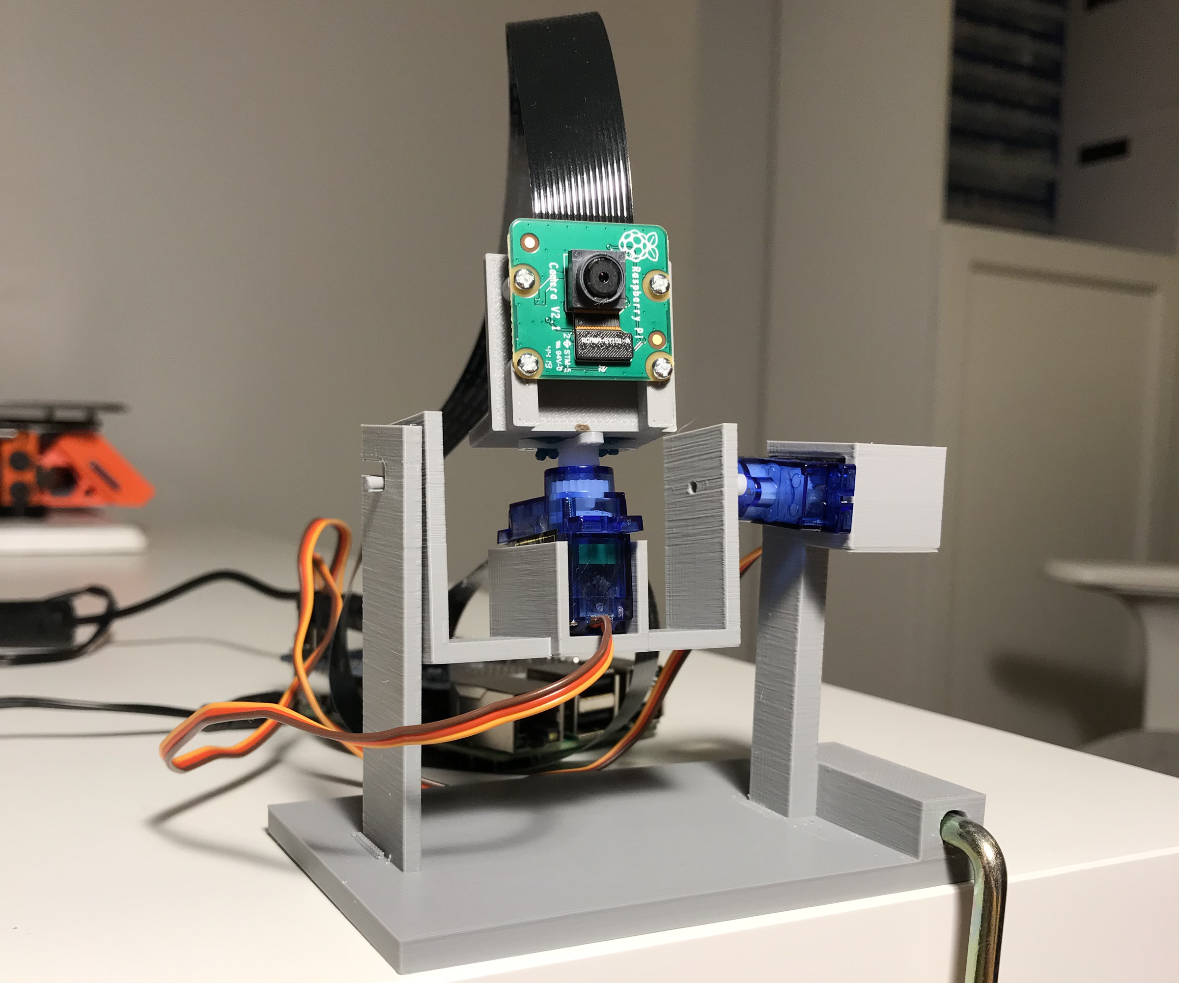 Web Controlled Camera Turret
