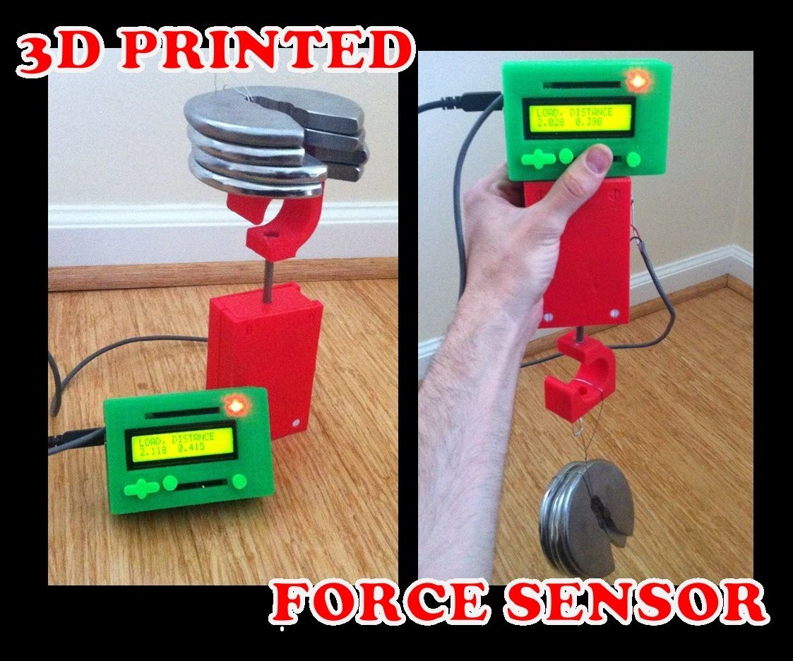 3D Printed Force Sensor for the Classroom