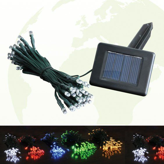 11Meters 60PCS LEDs Outdoor Solar Lights