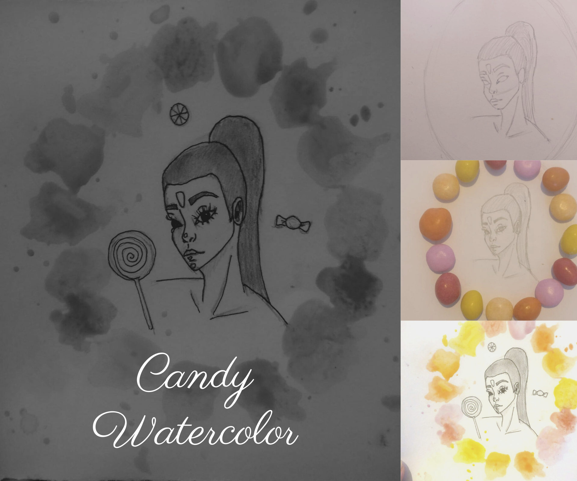 Easy Candy Watercolor