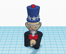 Uncle Sam Ornament 