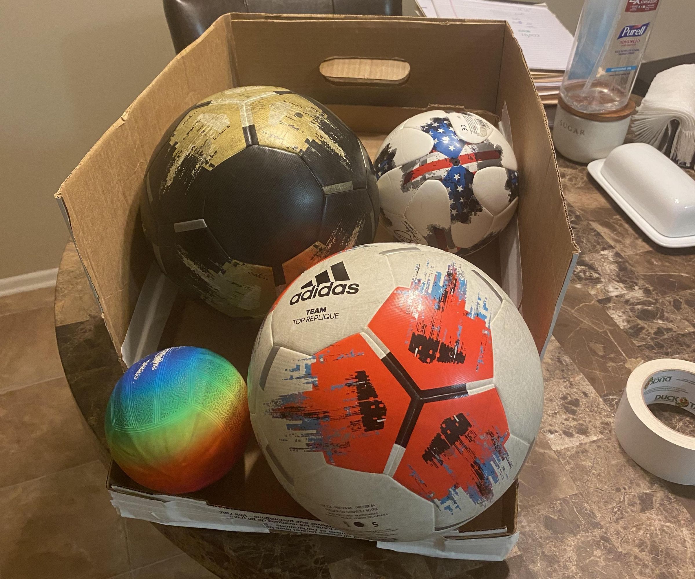 Soccer Ball Storage Ramp