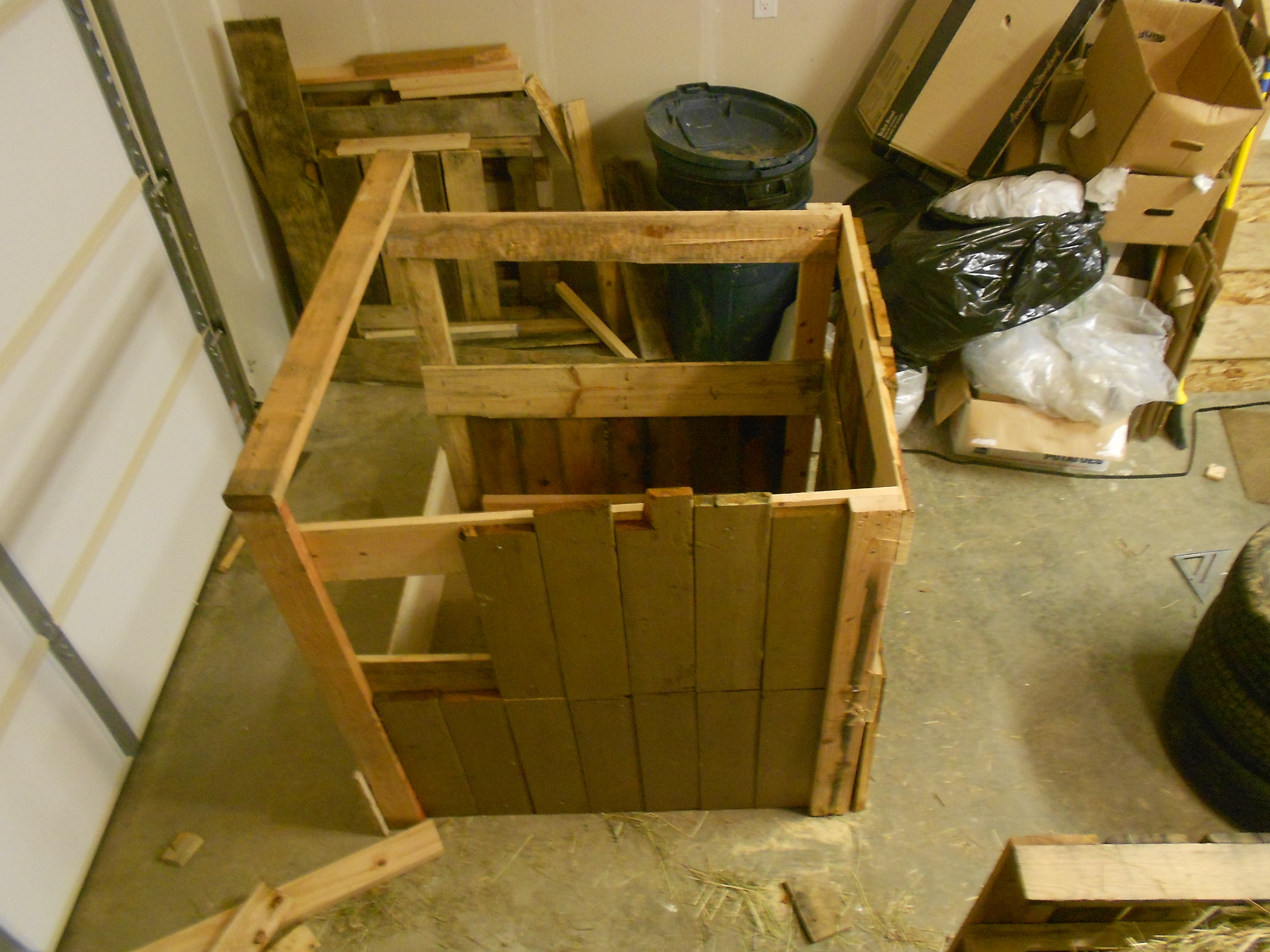 The Strangest Wooden Compost Box Ever.