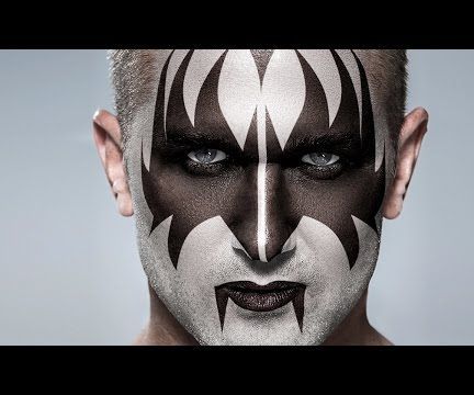 KISS! Apply Gene Simmons' Makeup to a Photo in Photoshop
