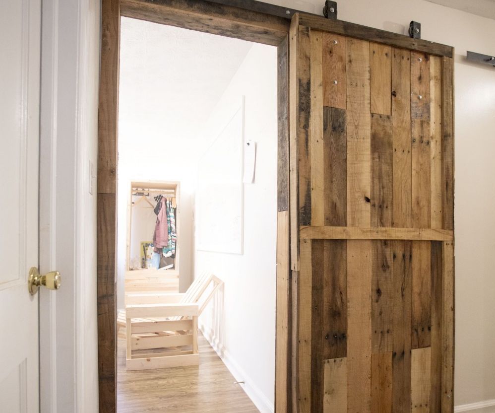Pallet Sliding Barn Doors