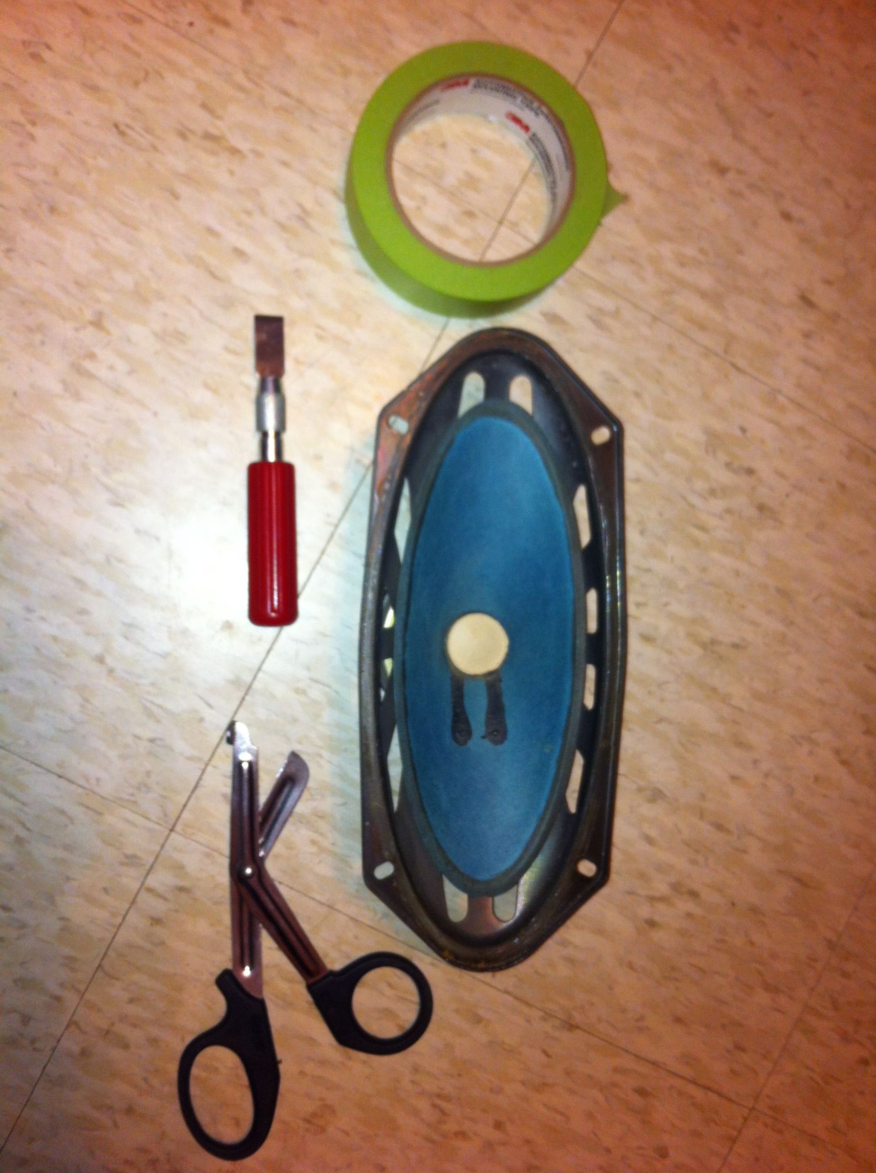 Fix Car Speakers With Masking Tape