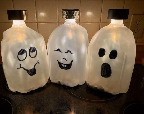 Milk Jug Solar Ghosts