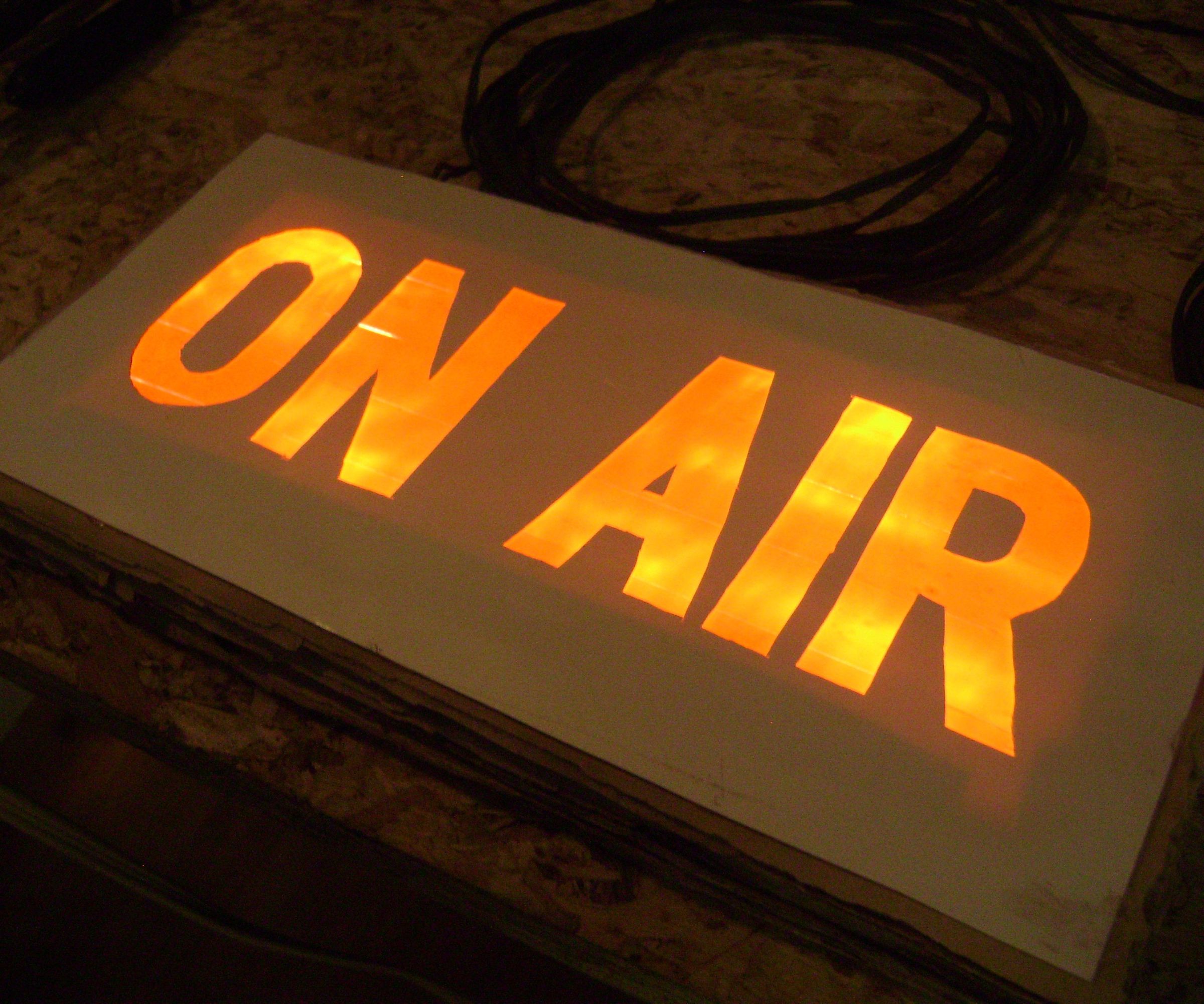 Simple LED Backlit Sign