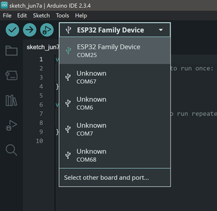 Connect ESP32 XIAO C3 Using the USB C PORT