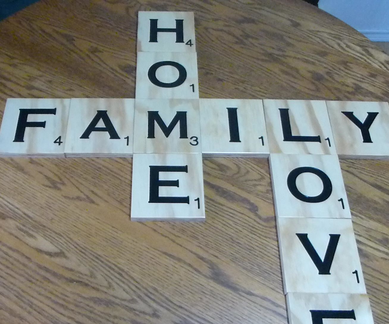 Custom Large Scrabble Letters