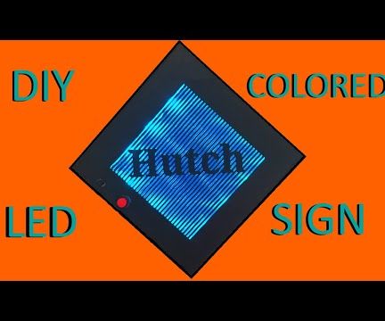 3D Printed LED Wall Sign