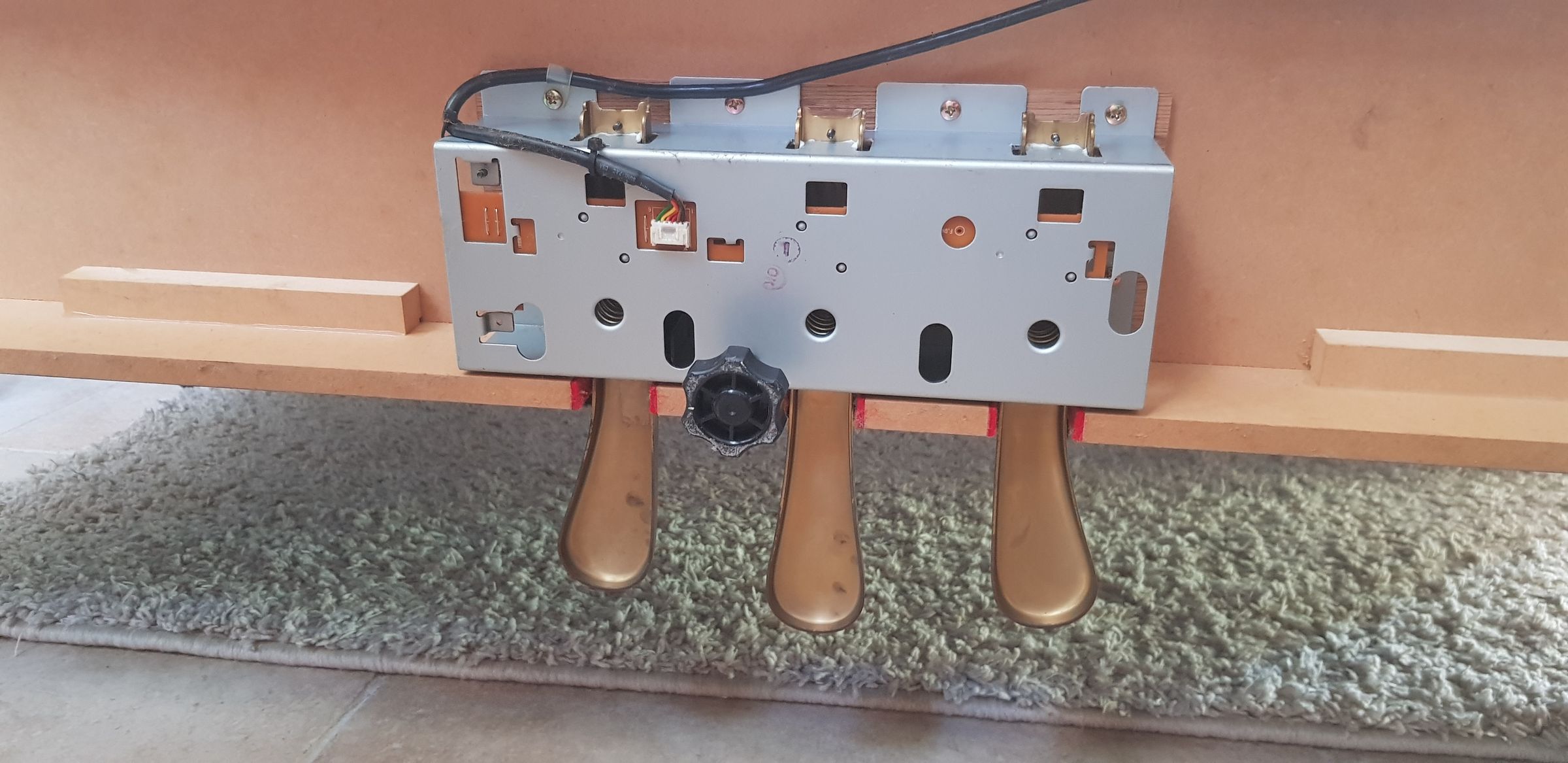 Piano Clavinova Keyboard Sustain Pedal Repair 4 Steps Instructables