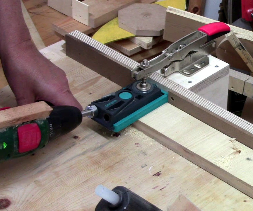 Pocket Hole Drilling Station