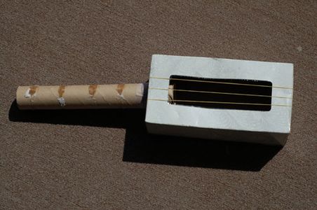 Make a Rainy Day Tissue Box Guitar! - Great for Kids : 7 Steps ...