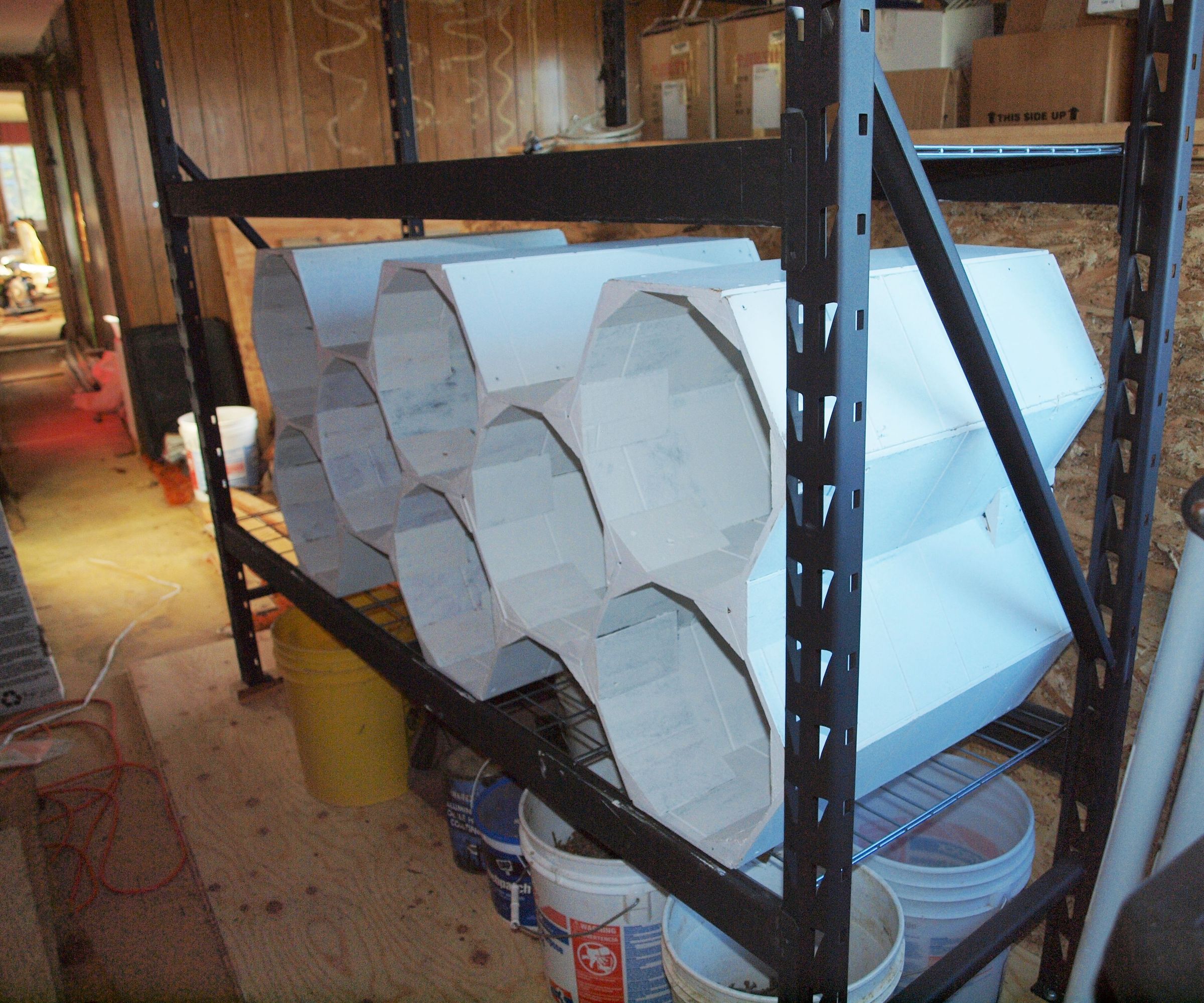 Making Shelf Dividers / Organizers From Junk Wood and Old Paneling.