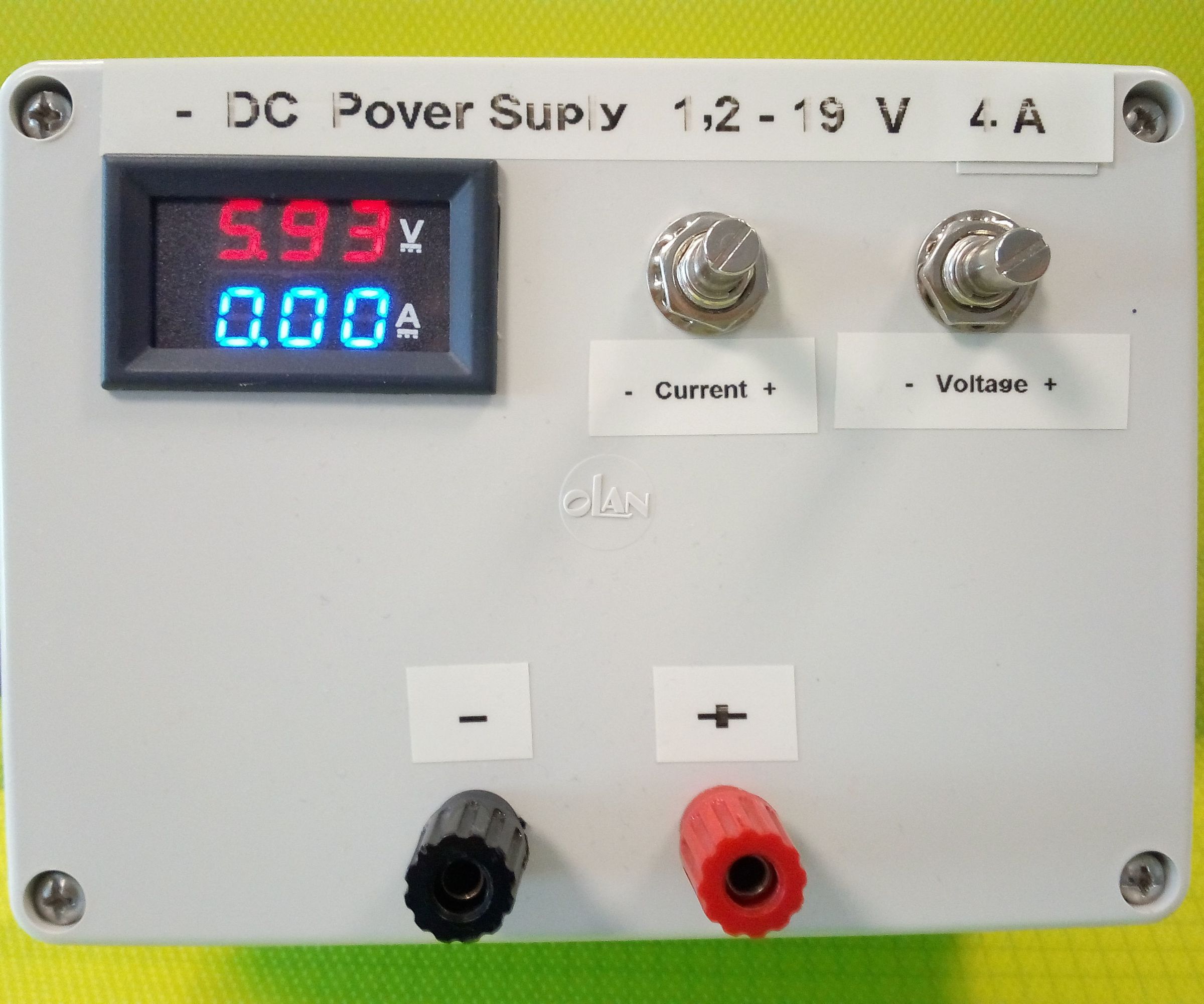 DIY Lab Bench Variable  Power Supply  