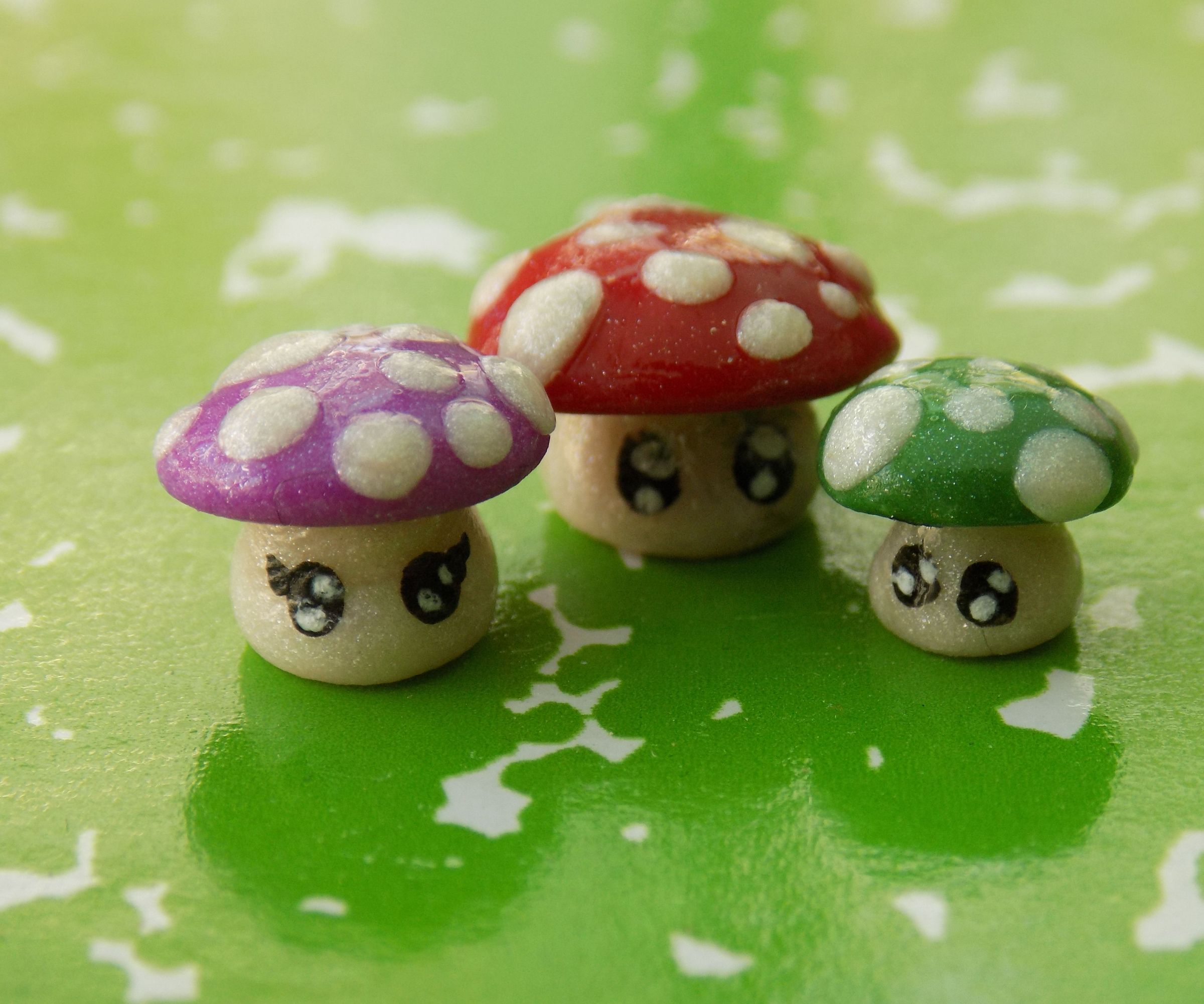 Polymer Clay Cute Mushroom Tutorial