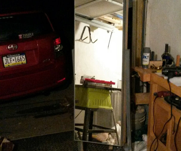 Diy Standing Jewelry Case W/ Mirror Door