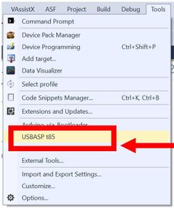 Programming Microcontrollers With a USBasp Programmer in Atmel Studio ...