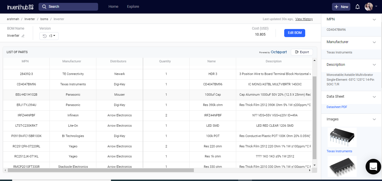 DC to AC Inverter Based on CD4047: PCB Design Board : 8 Steps