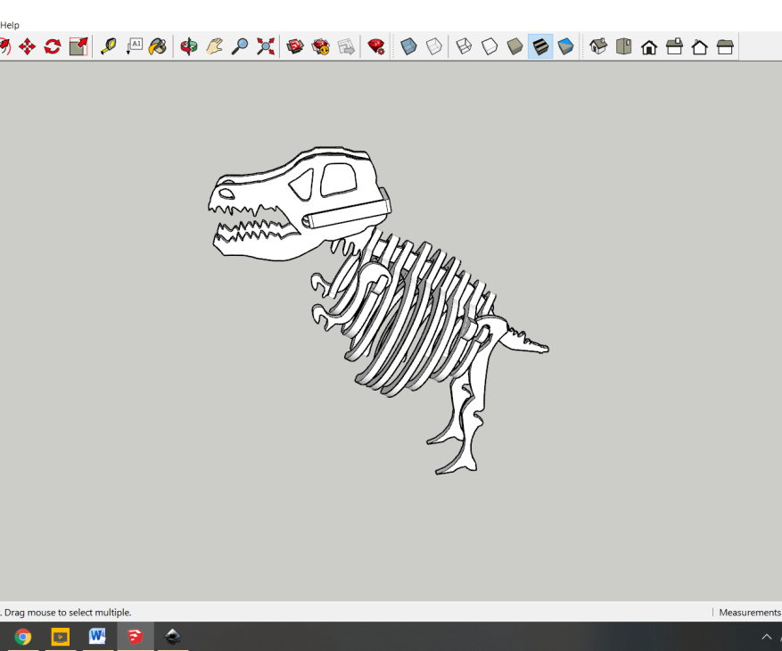 Press-fit Kit Tyrannosaurus Rex