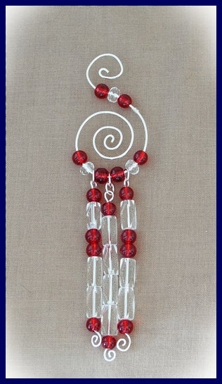 Wire and Bead Christmas Ornament DIY Video Tutorial - Instructables