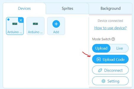 Edit and Upload Code