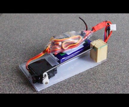 Drone servo drop mechanism schematic