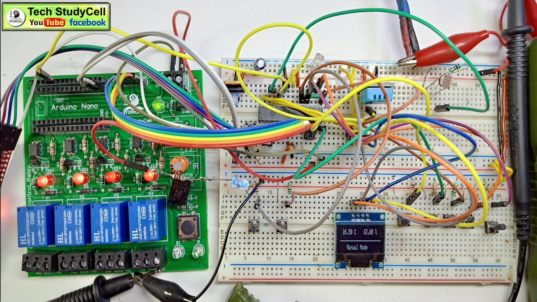 How to Make Smart Home Using Arduino Control Relay Module Circuit Diagram