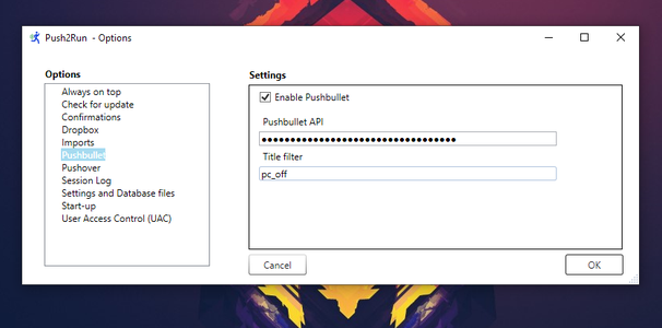 Install Push2run for Turning Off the Pc