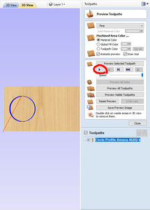 Preview Toolpath