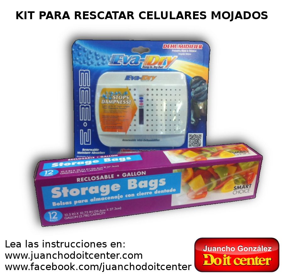 Saving a Wet Cell - Como Salvar Un Celular Mojado
